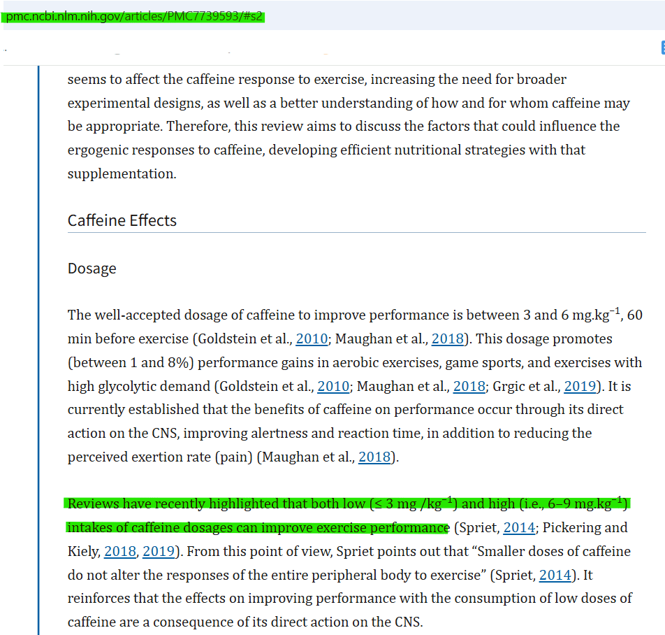 Is coffee good for you 3 6 mg of coffee per kg of bydweight is the best caffeine dose for the human body
