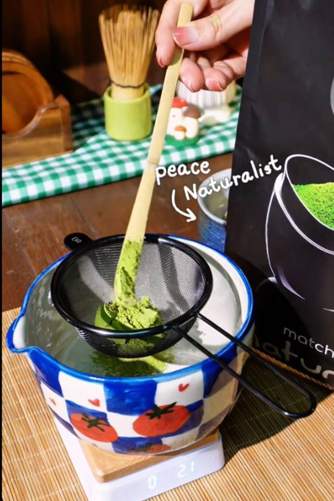 Matcha Oatmilk Yogurt Process